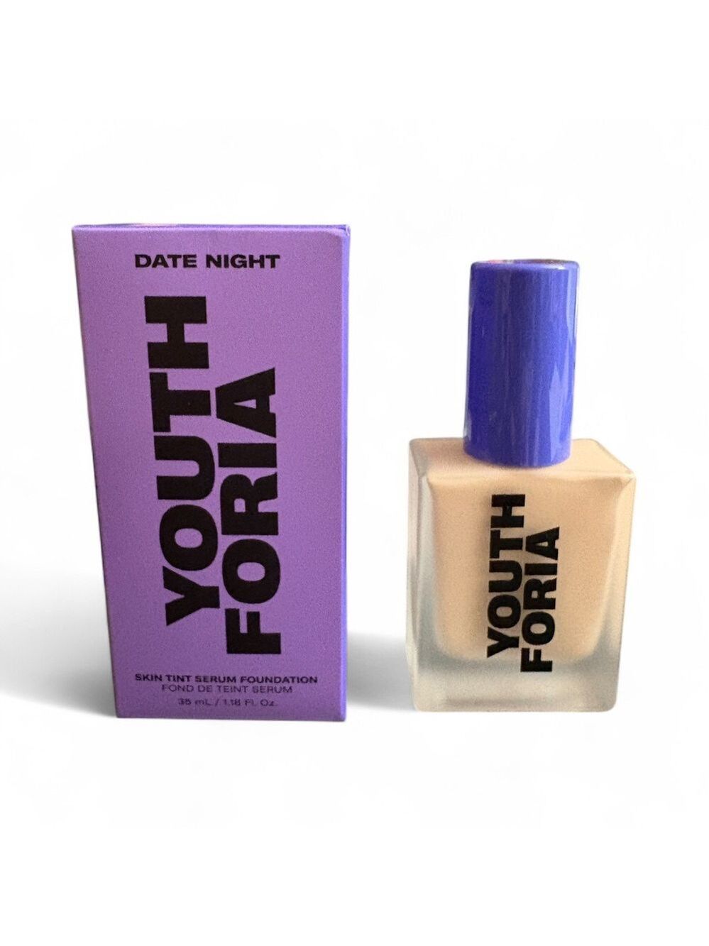 YouthForia Skin Tint Serum Foundation - Date Night in 260 Light Medium NIB